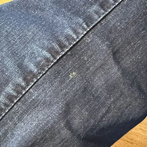 NYDJ Marilyn Dark Blue Straight Leg Jeans - Picture 11 of 13